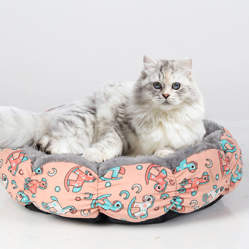 Calming Donut Bed For Puppy And Kittens
