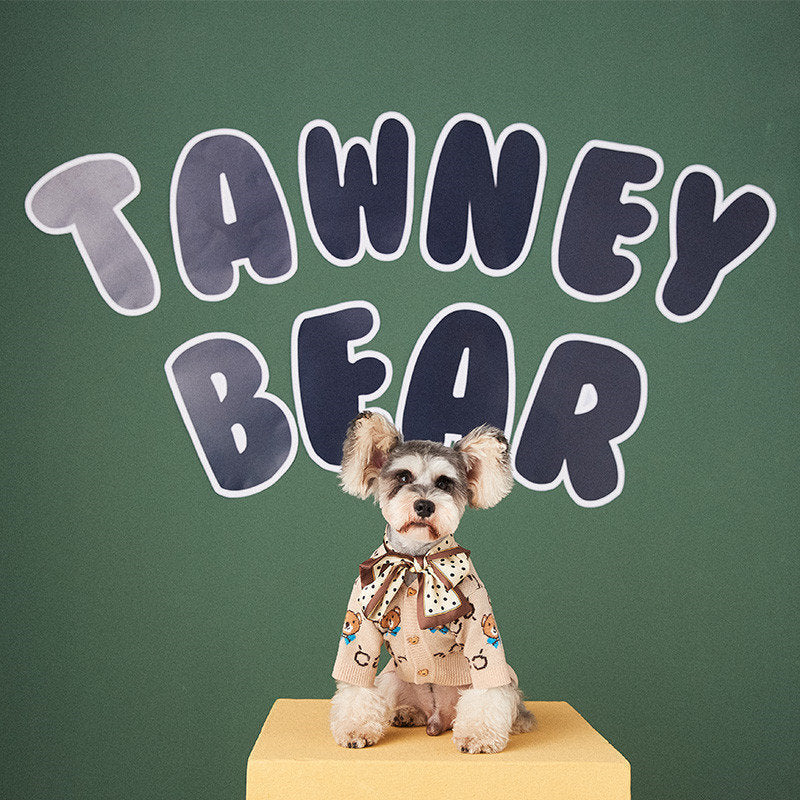 Pet Teddy Schnauzer Pomeranian Sweater