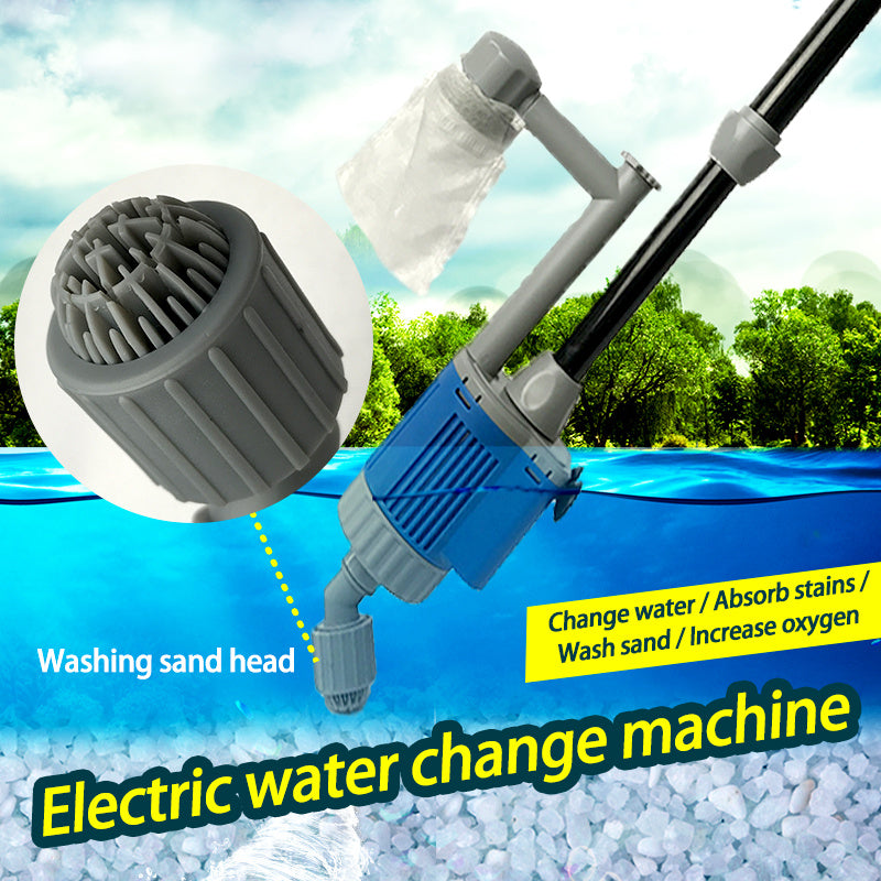 Tank Gravel Aquarium Sand Electric Vacuum Cleaner