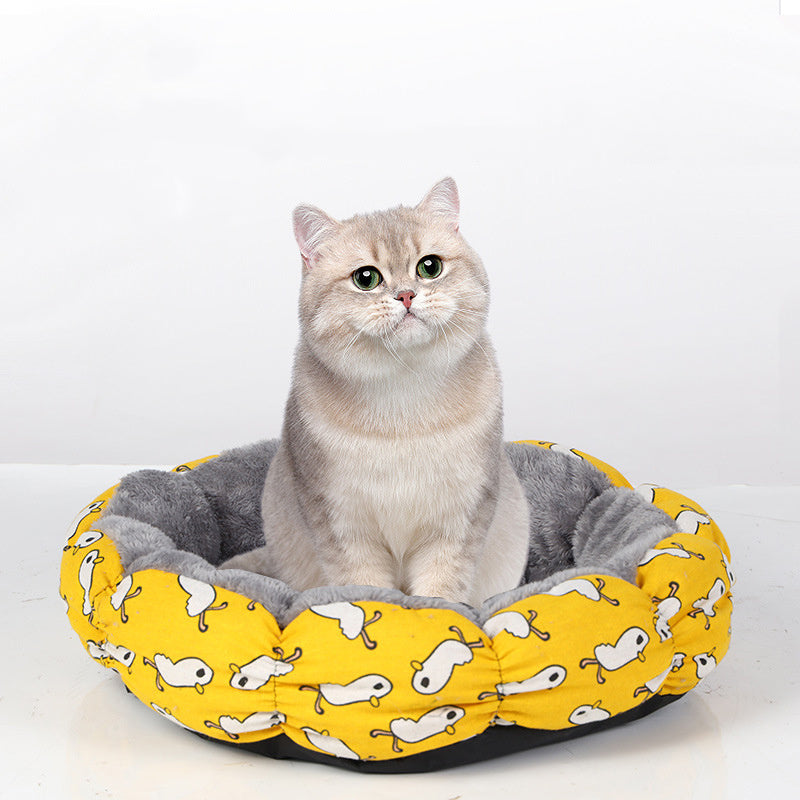 Calming Donut Bed For Puppy And Kittens