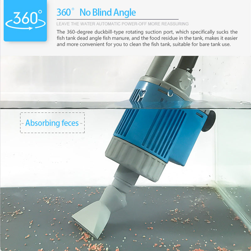 Tank Gravel Aquarium Sand Electric Vacuum Cleaner