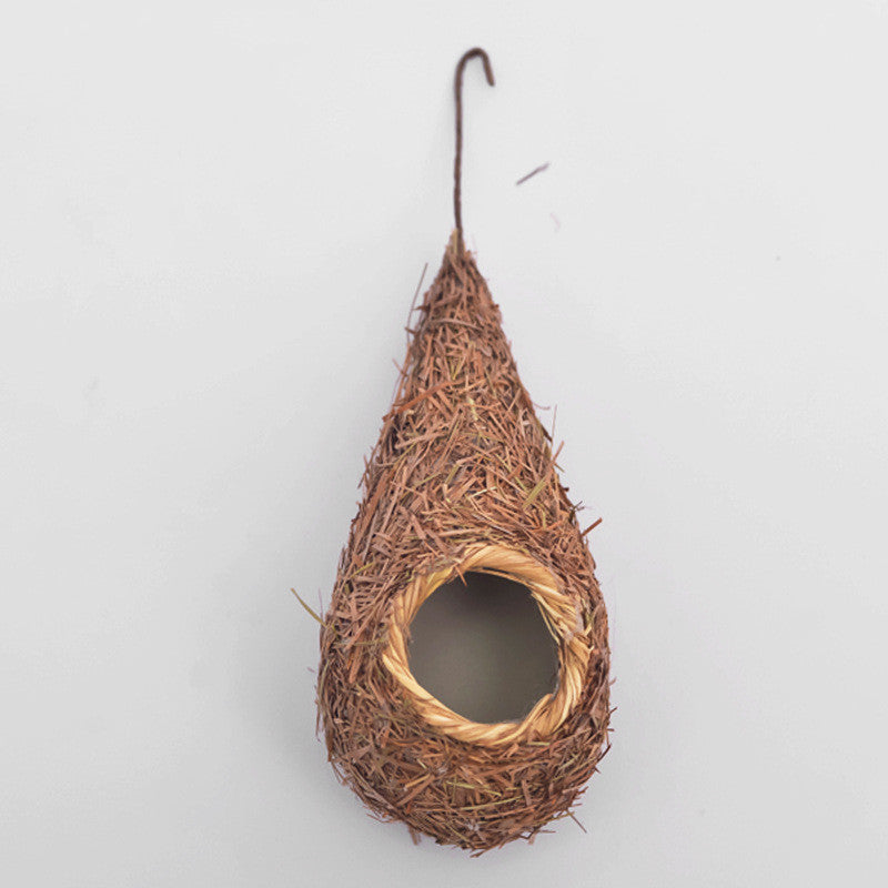 Bird's Nest Bird Cage Straw Outdoor