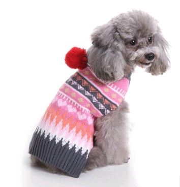 Pet Christmas Knit Turtleneck Sweater
