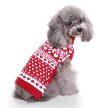 Pet Christmas Knit Turtleneck Sweater