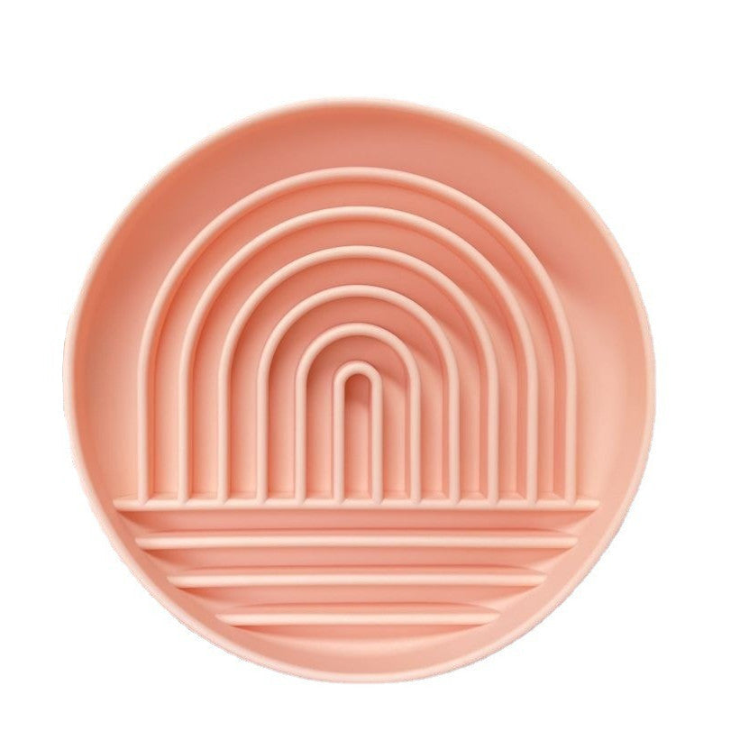 Pet Cat And Dog Simple Slow Feeding Bowl