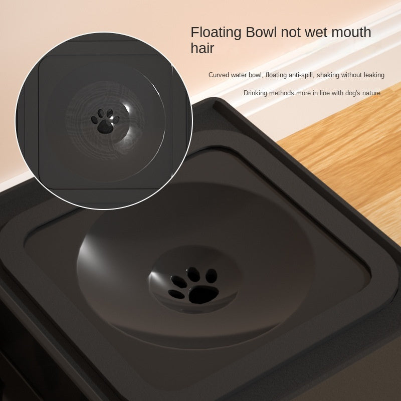 Dog Double Stainless Stand Pet Feeding Bowl