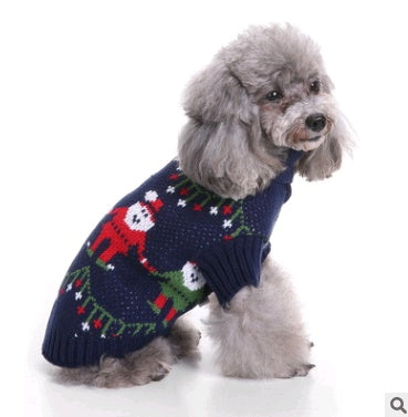 Pet Christmas Knit Turtleneck Sweater