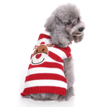 Pet Christmas Knit Turtleneck Sweater