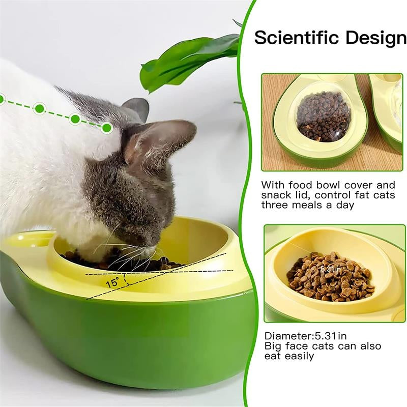 Automatic Avocado Shape Drinking Water Bottle Pet Feeder
