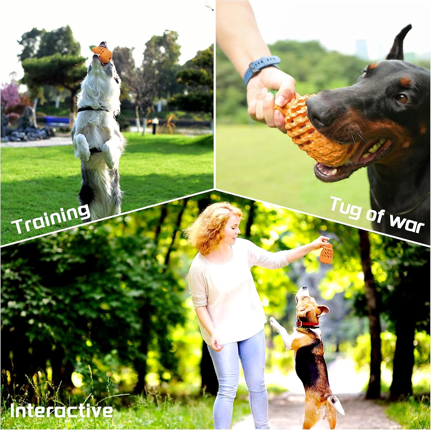 Pineapple Dog Chew Toys For Aggressive Chewers