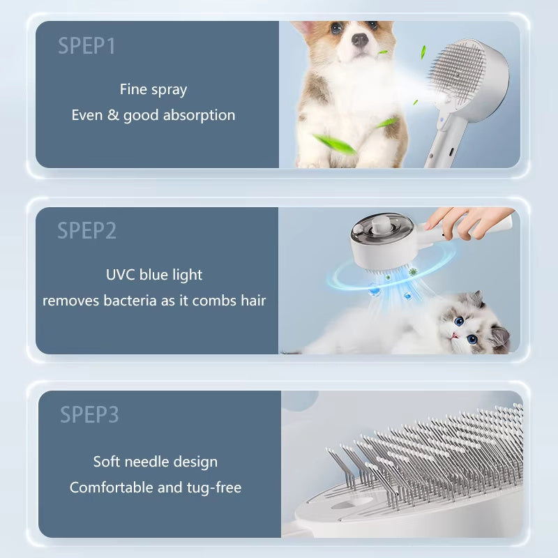 Pet Steamy Steam Brush