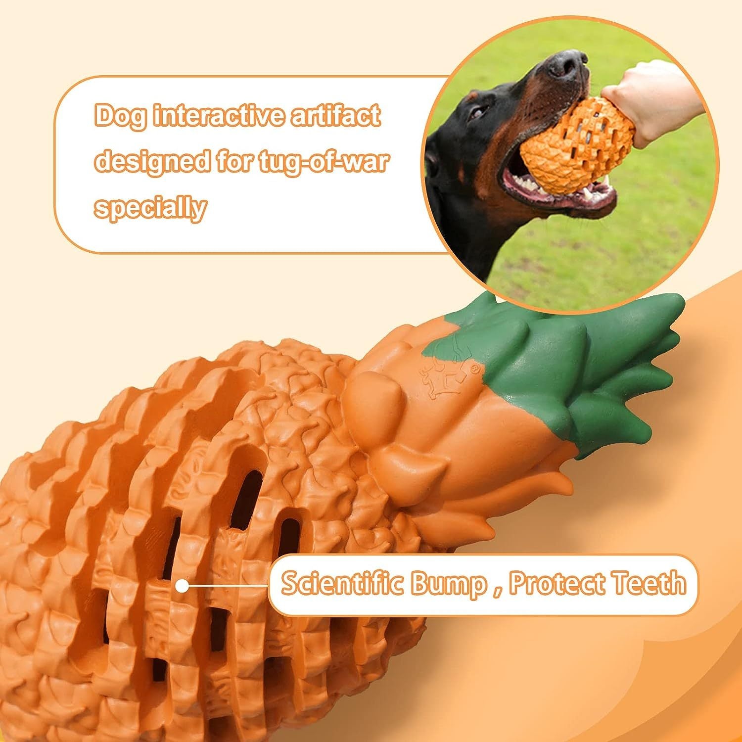 Pineapple Dog Chew Toys For Aggressive Chewers