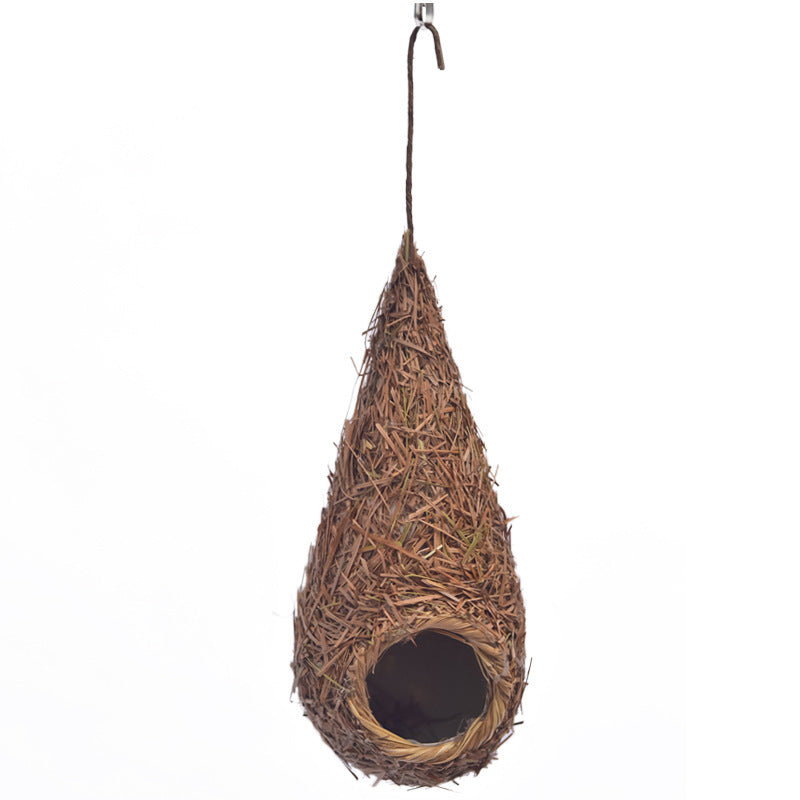 Bird's Nest Bird Cage Straw Outdoor