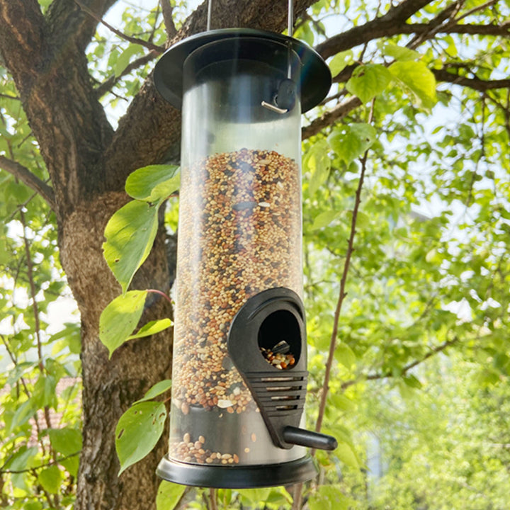 Outdoor Bird Hanging Automatic Bird Feeder