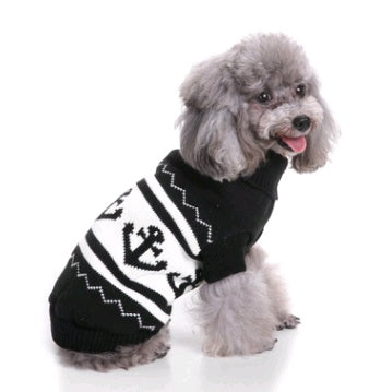 Pet Christmas Knit Turtleneck Sweater