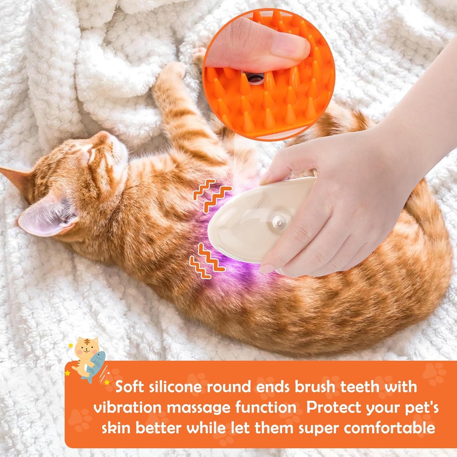 4 In 1 Cat Multifunctional Hair Grooming Brush