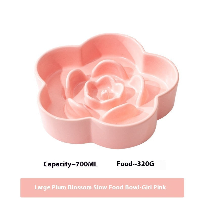 Pet Ceramic Slow Feeding Bowl
