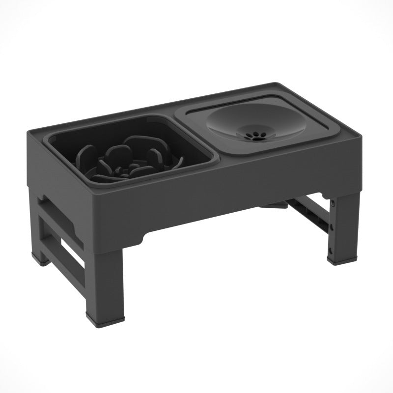 Dog Double Stainless Stand Pet Feeding Bowl