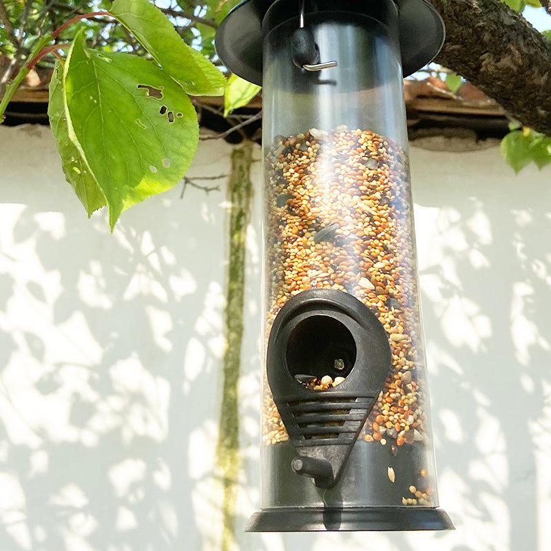 Outdoor Bird Hanging Automatic Bird Feeder