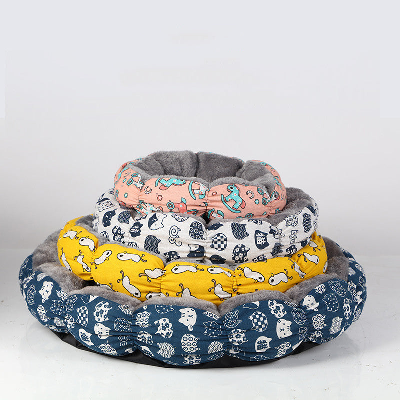 Calming Donut Bed For Puppy And Kittens