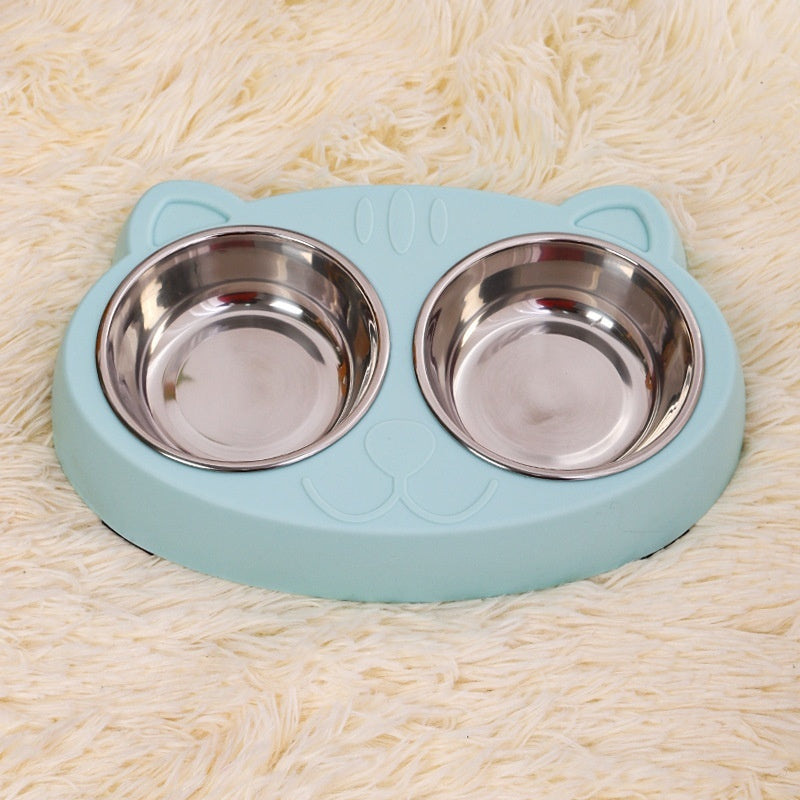 Cat Water Feeding Pet Rice Basin Bowl