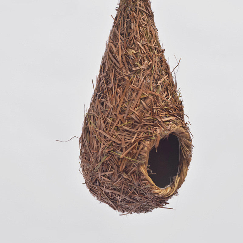 Bird's Nest Bird Cage Straw Outdoor