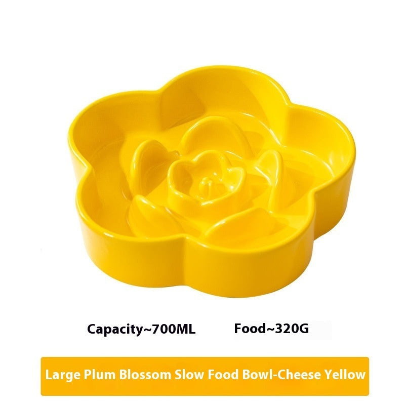 Pet Ceramic Slow Feeding Bowl