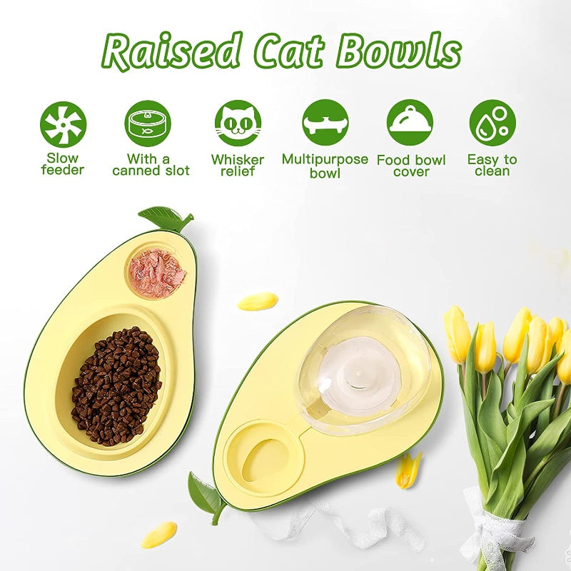 Automatic Avocado Shape Drinking Water Bottle Pet Feeder