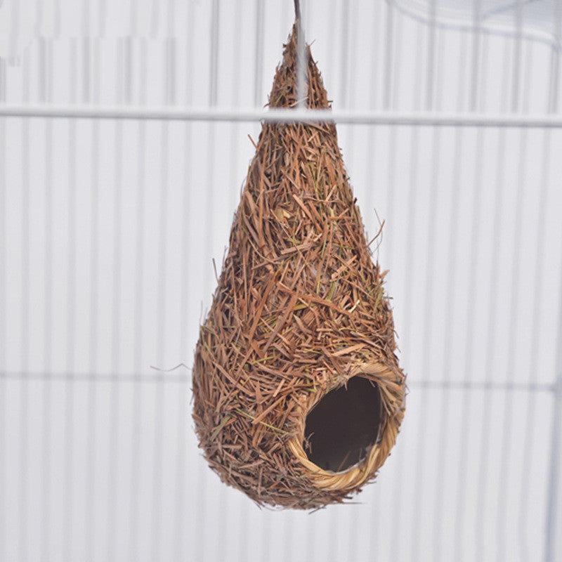 Bird's Nest Bird Cage Straw Outdoor
