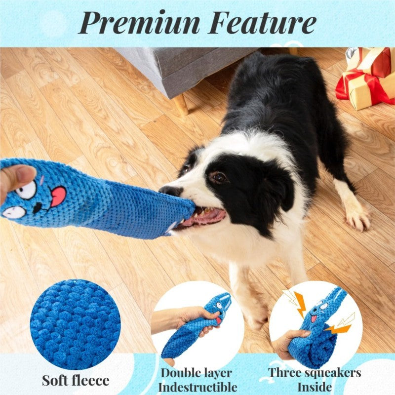 Interactive Plush Dog Toys