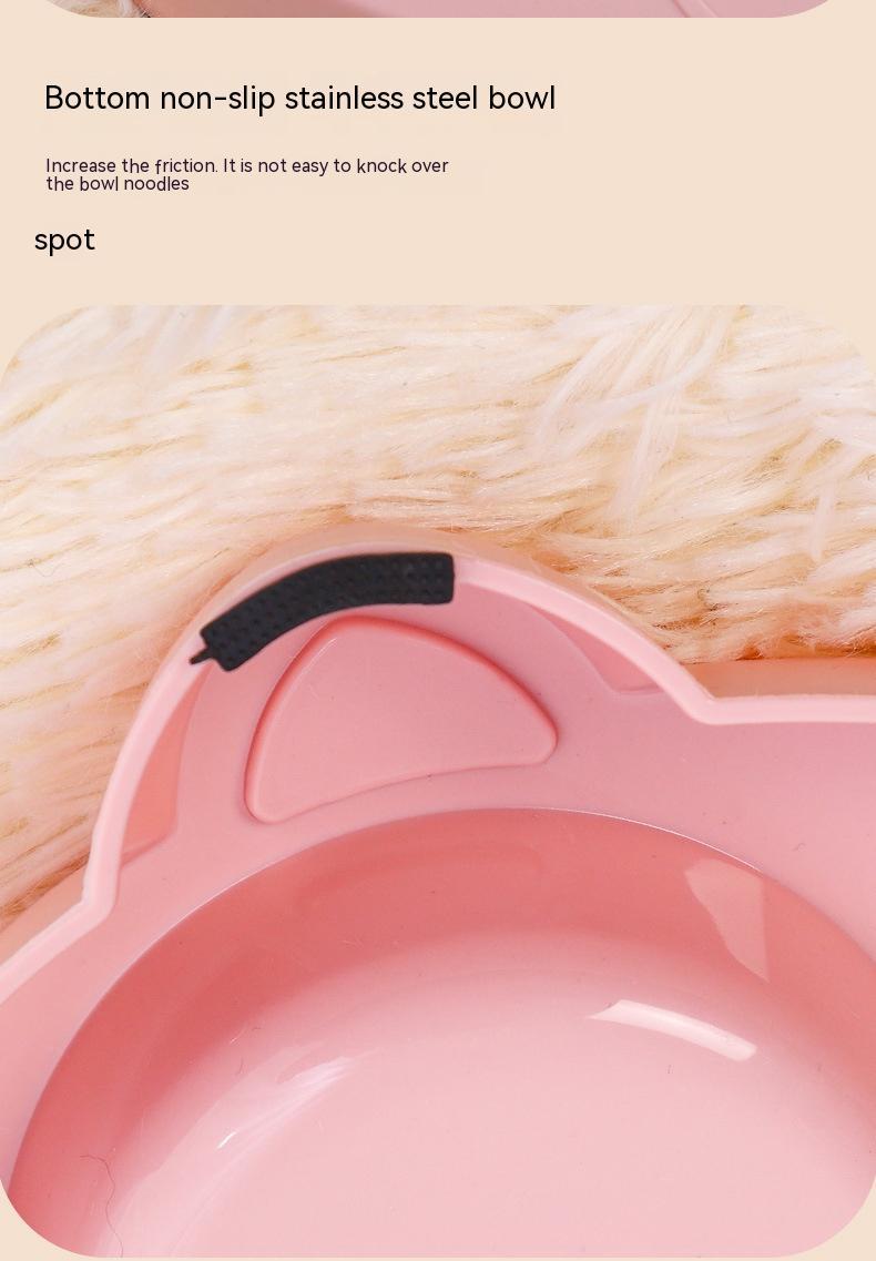 Cat Water Feeding Pet Rice Basin Bowl