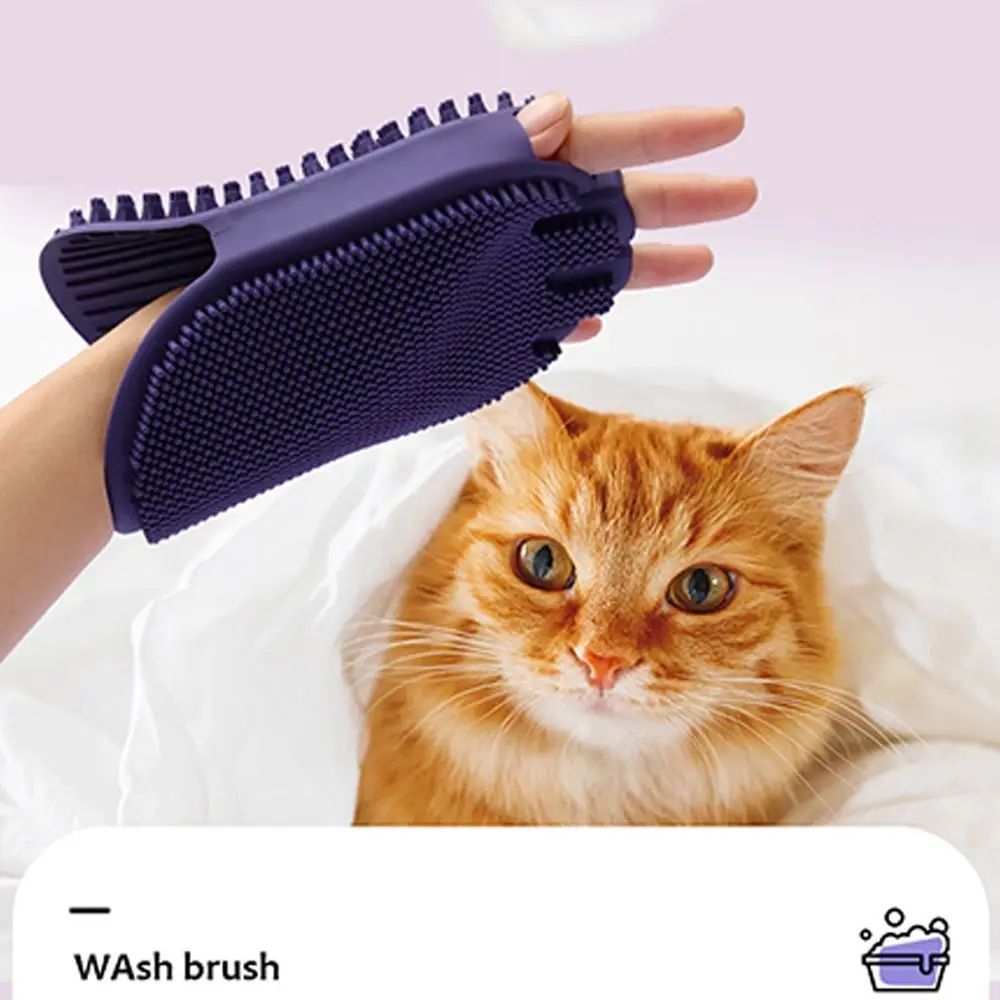 Massaging Pet Shampoo Brush