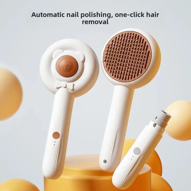 Rechargeable Two-In-One Pet Comb & Nail Trimmer